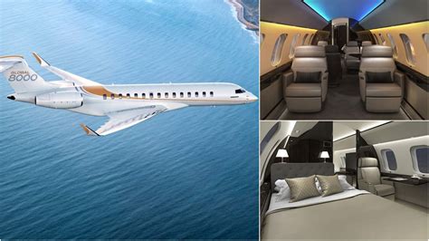 The newly unveiled Bombardier Global 8000 ultra-long-range business jet is the fastest civil ...