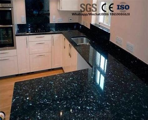 Blue Pearl Granite Kitchen Countertop – Things In The Kitchen