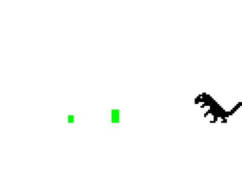 Dino game high score gif pixel art