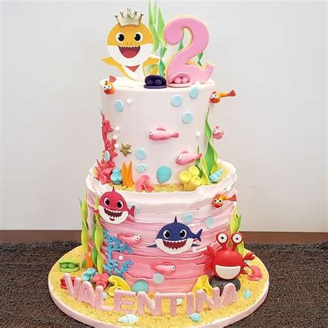 15 Adorable Baby Shark Birthday Cake Ideas (They're So Cute) | Girls 2nd birthday cake, Baby ...