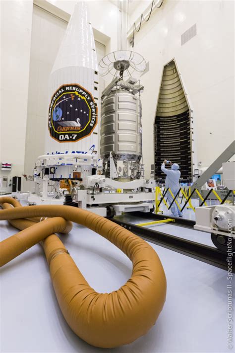 Photos: Cygnus spacecraft readied for launch to International Space Station – Spaceflight Now