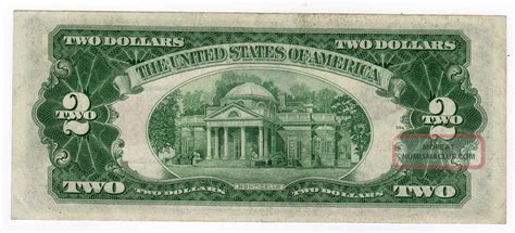 1953 Two Dollar ($2) Bill Red