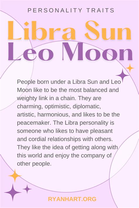 Libra Sun Leo Moon Personality Traits | Ryan Hart