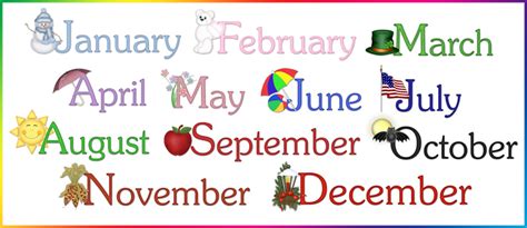 calendar month - Clip Art Library