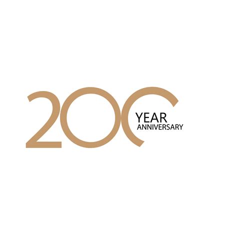 200 year anniversary celebration vector template design illustration ...