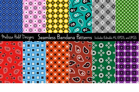 Seamless Bandana Patterns