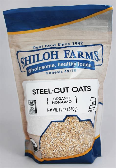 Steel Cut Oats | Organic-Whole Grain | Shiloh Farms