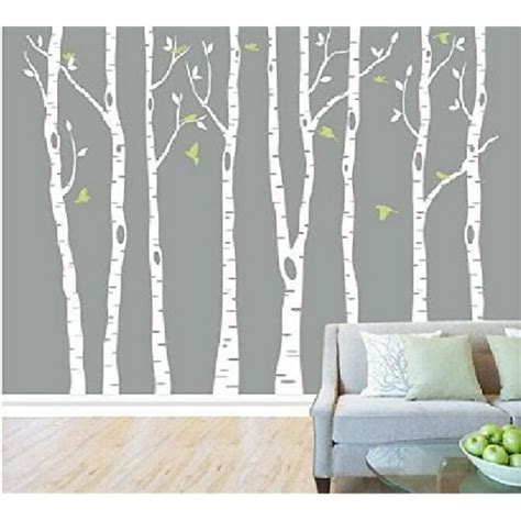 White Tree Wall Decal - Wall Design Ideas