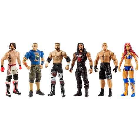 WWE 6-inch Articulated Action Figures with Authentic Ring Gear ...