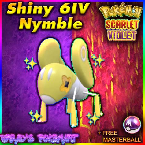 NYMBLE SHINY 6IV Pokemon // Pokemon Scarlet and Violet // - Etsy