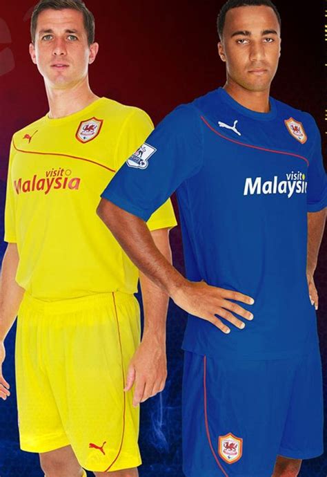 New Cardiff City Away and Third Kits 2013/14- Blue Yellow Cardiff City ...