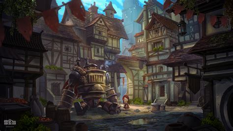 MEDIEVAL FRIENDSHIP - Fantasy Environment Concept Art :: Behance