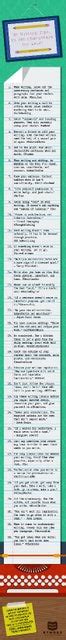 33 Writing Tips, in 140 characters or less (By Ethos3)