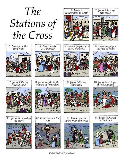 Stations Of The Cross For Kids Printable - Printable Word Searches