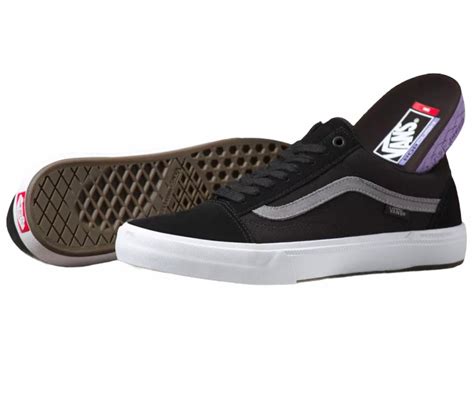 Vans BMX Old Skool Pro Shoes (Black/Gray/White) — Albe's BMX