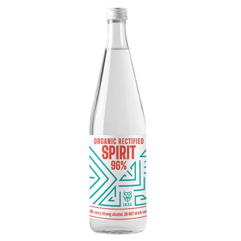 Culinary Alcohol | Organic Rectified Spirit | 96 % ABV 192 proof