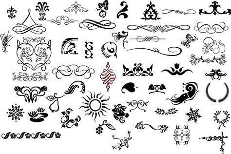 Filigree Pattern Vector Free at GetDrawings | Free download