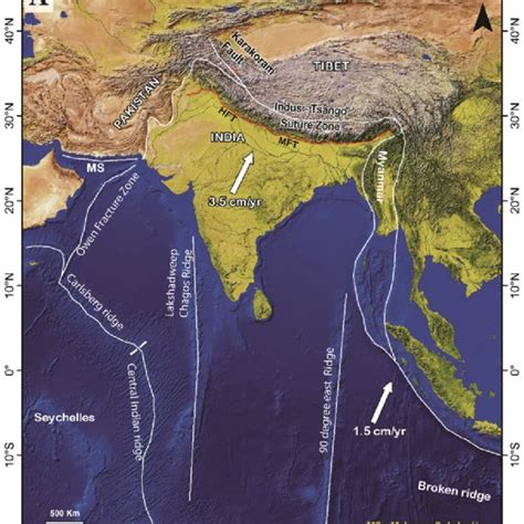 1 a Outline tectonic map of Himalaya showing regional framework ...