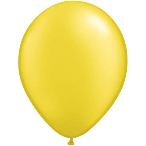 Yellow Balloons Transparent Background