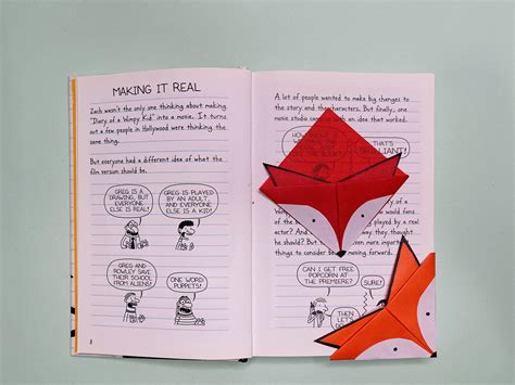 Fox corner bookmark : r/papercraft