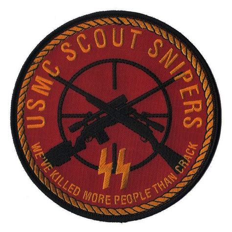 Buy USMC Scout Sniper Patch - Marine Corps Infantry and Reconnaissance - USMC Scout - USMC ...