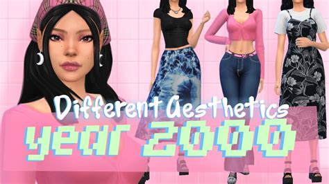 Y2k Aesthetic Sims 4