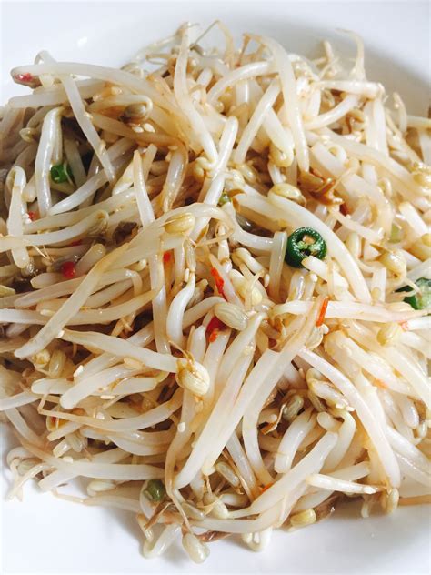 Asian Bean Sprouts Salad | Bean sprout salad, Sprouts salad, Bean sprouts