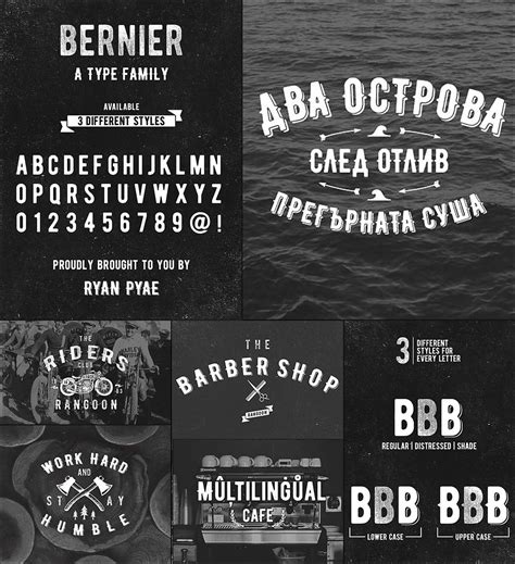 Bernier retro font cyrillic and latin | Free download