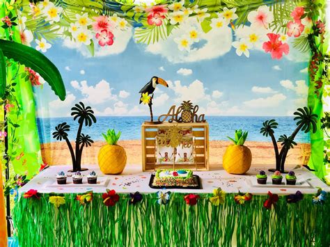 Allenjoy 7x5ft moana themed backdrop photography backdrops Tropical ...