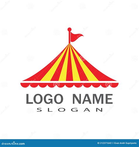 Circus Logo Template Vector Symbol Design Stock Vector - Illustration of festival, cartoon ...