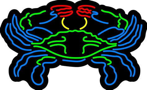 Customization Crab Neon Sign Blue Green Neon Light – DIY Neon Signs