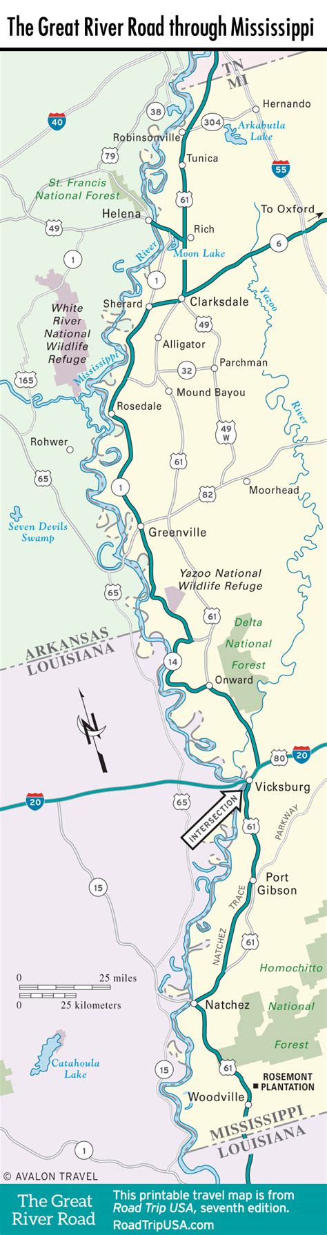 The Great River Road Across Mississippi | ROAD TRIP USA