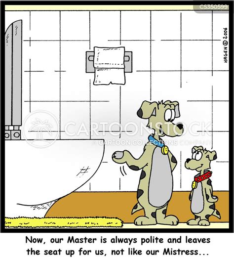 Leave The Toilet Seat Up Cartoons and Comics - funny pictures from CartoonStock