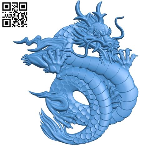 Chinese dragon Eastern file STL for Artcam and Aspire free vector art 3d model download for CNC ...