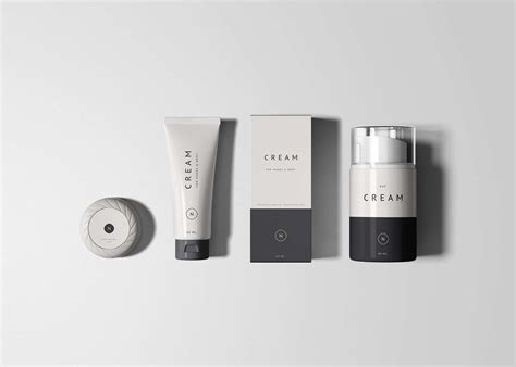 Cosmetics Packaging Set PSD Mockup Download for Free - DesignHooks