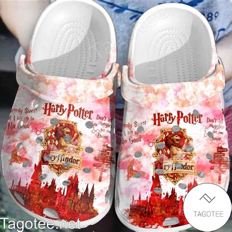 Harry Potter Gryffindor Castle Crocs Clogs - Tagotee