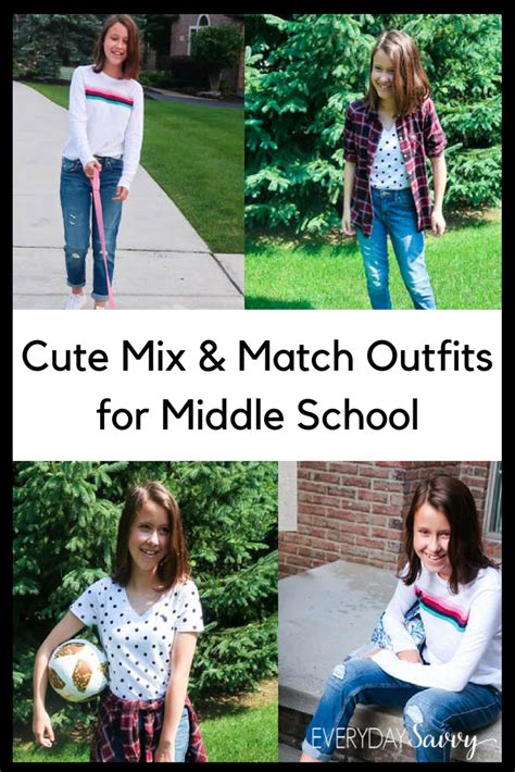 Cute Outfits for Middle School - Everyday Savvy