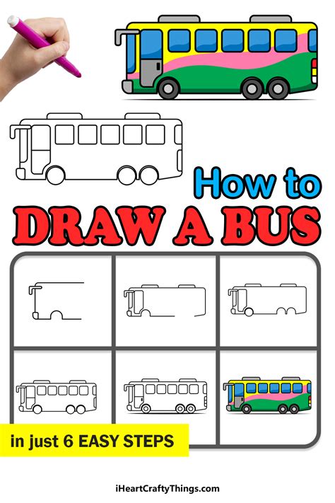 How To Draw A School Bus - The Best Bus