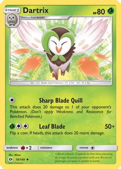 Dartrix | Pokédex