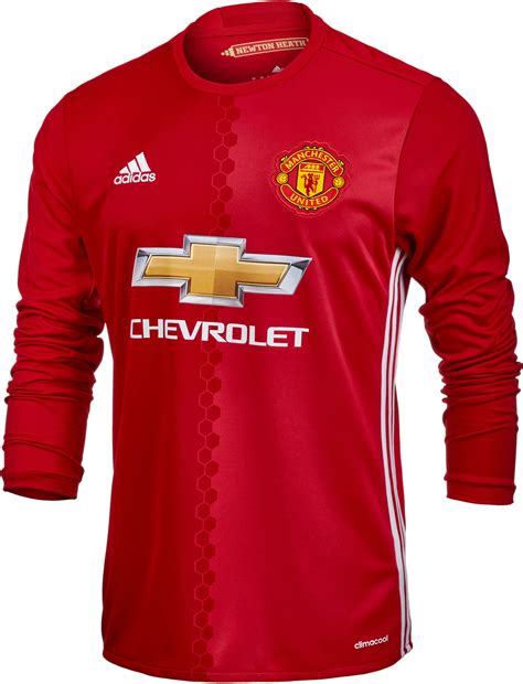 adidas Manchester United L/S Jersey - Manchester United Home Jerseys