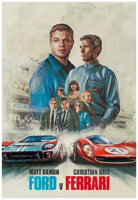 Buy Ford V Ferrari Movie 24 x 36 Inches USA Shipped Print - Ready For ...