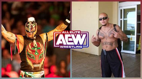 Top AEW star reacts to viral clip of an unmasked Rey Mysterio