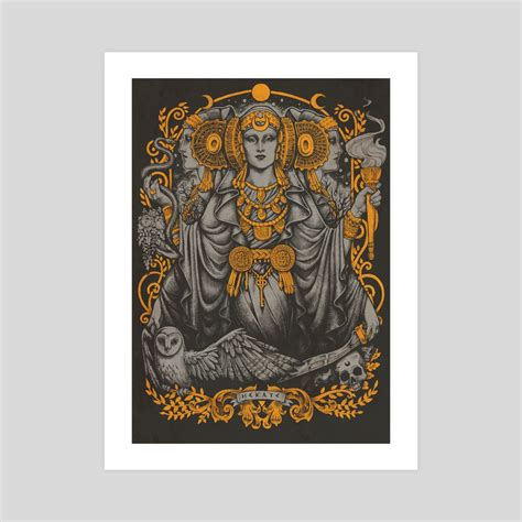 HECATE Triple Goddess, an art print by Medusa Dollmaker - INPRNT