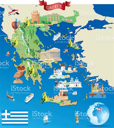 CARTOON MAP OF GREECE on Behance