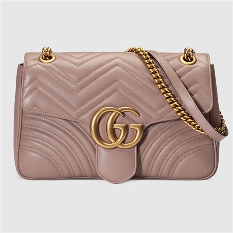 Gucci Marmont Shoulder Bag Pink | semashow.com