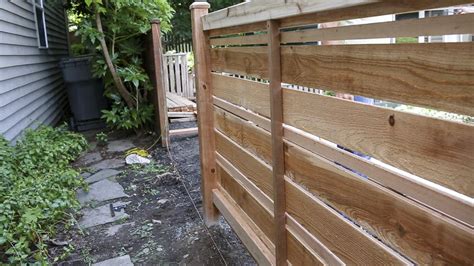 How to Build a DIY Horizontal Fence