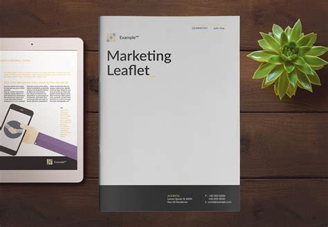 Marketing Booklet Layout with Yellow Accents on Behance