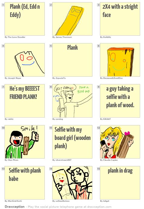 Plank (Ed, Edd n Eddy) - Drawception