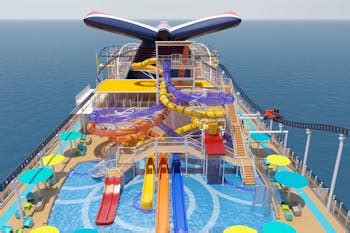 Pools onboard the Mardi Gras - Cruiseline.com