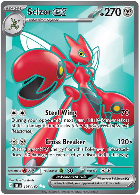 Scizor ex - Temporal Forces #195 Pokemon Card